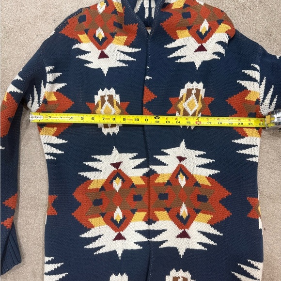 Lucky Brand Southwestern Aztec Cardigan Sweater - Picture 6 of 6